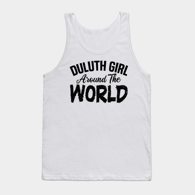 duluth girl around the world Tank Top by mdr design